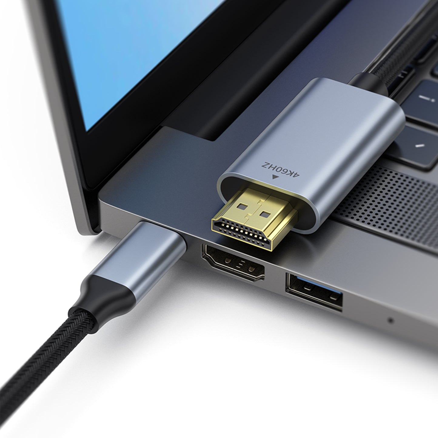 Type-C to HDMI ケーブル（4K 60Hz対応）